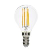 LED-golfpallolamppu E14 4,5W filament 827 himmen.