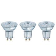 LED-heijastinlamppu GU10 4,3W neutraali valk. 3kpl