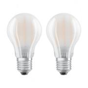 OSRAM-LED-lamppu E27 6,5W lämmin valkoinen, 2 kpl