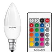 OSRAM-LED-lamppu E14 4,2W Star+kynttilä kaukosääd.