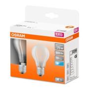 OSRAM Classic A-LED-lamppu E27 7,5W 4000K matta 2x