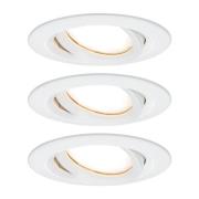 Paulmann Nova Plus 3 kpl LED-spotti pyöreä valkoinen