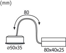 Paulmann Nova Plus Coin -LED-moduuli, 4 000 K