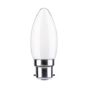 Paulmann-LED-kynttilä B22d 4,7W 2700K opaali