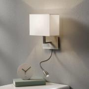 Seinävalaisin 6519 LED-lukuvalaisimella, satiinihopea