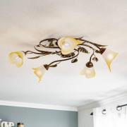 Kattovalaisin Miranda 5-lamppuinen, pronssi