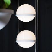 Vibia Palma 3726 LED-riippuvalo 2-lamp., valkoinen