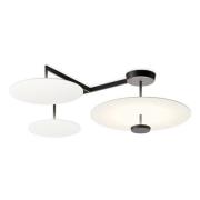 Vibia Flat LED-kattovalaisin 4-lamppuinen Ø 55 cm valkoinen