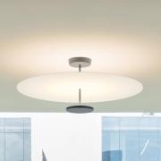 Vibia Flat LED-kattovalaisin 2-lamppuinen Ø 90 cm valkoinen