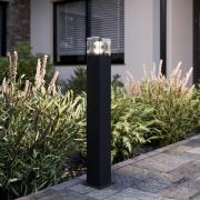 Lucande polkuvalaisin Keke, korkeus 70 cm, antrasiitti, alumiinia