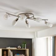 Lindby valonheitin Arda, 75 cm, 6-valo, nikkeli, lasi, E14