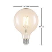 LED-lamppu E27 6W 2700K G125 Globe, hehkulanka, kirkas