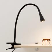 Lindby LED-puristinvalaisin Baris, korkeus 44 cm, musta, 3000K