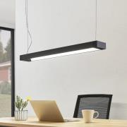 Arcchio LED-riippuvalaisin Cuna, 92 cm, musta, metallia