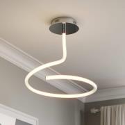 Lucande Serpentina LED-kattovalaisin, himmennettävä