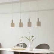 Lindby riippuvalaisin Ovelia, beige, 4-valo, metalli, E27