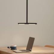 UMAGE LED-riippuvalaisin Omni, musta, 2-valo, pituus 74 cm