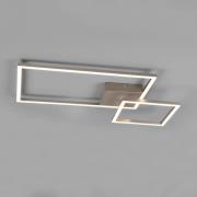 Padella-LED-kattovalaisin, kääntyvä, 4000K nikkeli