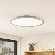 Lindby LED-kattovalaisin Narima, 4000 K, Ø 50 cm, hopea