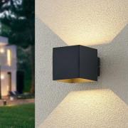 Lindby LED-ulkoseinävalaisin Esani, antrasiitti, ylös/alas, IP54