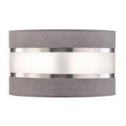 Varjostin Helen E27 Ø25/korkeus 15 cm harmaa/hopea