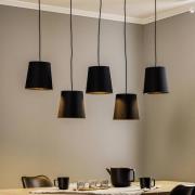 Lucande Thamila-riippuvalaisin, musta, rautaa