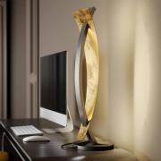 Lucande LED-pöytävalaisin Marija, musta, himmennettävä, 62 cm