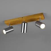 Marley kattovalaisin, matta nikkeli, 3-valo, 3 valoa