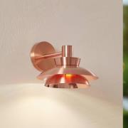 Lucande Thais ulkoseinävalaisin, kuparinen, ruostumaton teräs