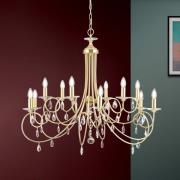 12-kynttiläinen kattokruunu VIOLETTA kulta