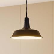 Lindby riippuvalaisin Laylan, musta/valkoinen, Ø 36 cm, metallia