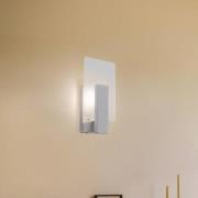 Envostar Peach Puff-seinävalaisin lasia, valkoinen