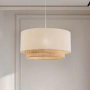 Riippuvalaisin Boho, Ø 60 cm 1-lamppuinen ecru/jute ruskea