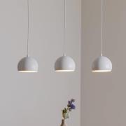 Riippuvalaisin Sool, valkoinen, 3-lamppuinen