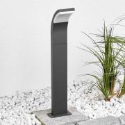 Lucande Timm LED-pylväsvalaisin, 60 cm, antrasiitti, metalli, IP54