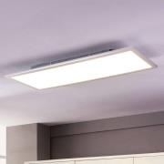 Lindby LED-paneeli Livel, 2 kpl, 4000 K, 80 x 30 cm, hopea