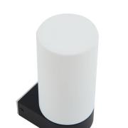 Lucande Basolo kylpyhuoneen seinävalaisin, musta, korkeus 17,2 cm, las...