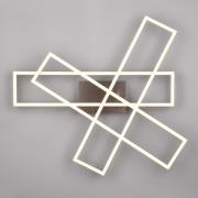 LED-kattovalaisin Corso 3-lamppuinen, mattanikkeli