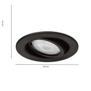 Philips Fresco ulkoasennettava uppovalaisin, musta, ruostumaton teräs,...