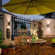 Calex ulkoseinälamppu GU10 ruostumaton teräs ylös/alas 17 cm, antrasii...