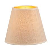 Sofia-varjostin, korkeus 15,5 cm, valkoinen/kultaiset nauhat