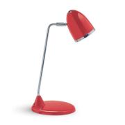 Starlet työpöytälamppu, punainen, korkeus 41 cm, metalli E27