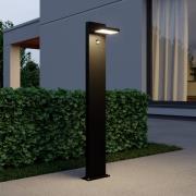 Lucande LED-pollarivalaisin Silvan, 100 cm, tunnistin, antrasiitti