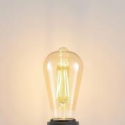 LED-lamppu E27 ST64 6,5 W 2 500 K keltainen 3-portainen himmennnin