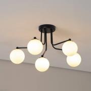 Astral kattovalaisin, musta, pituus 64 cm, teräs/lasi