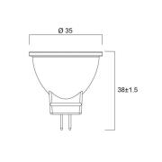 Sylvania LED-heijastin GU4 MR11 4W 4000K 36° 345lm