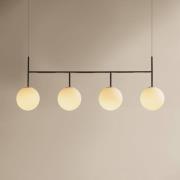 Audo TR Bulb Frame riippuvalaisin, 4-lamppuinen, teräksenharmaa/valkoi...