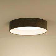 LED-kattovalaisin Plafond, Cord tummanharmaa, Ø 45 cm 3-porttinen himm...