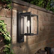 Lucande ulkoseinävalaisin Ferda, anturi, antrasiitti, IP44