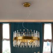 Grace-riippuvalaisin, rauta, lasi, pyöreä, Ø 55 cm, 14-valo.